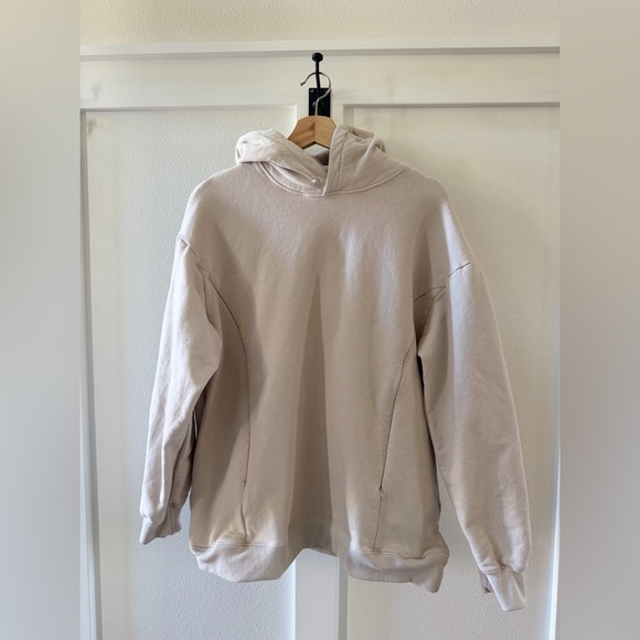 Women's NURSING/BREASTFEEDING Hoodie by All Things Mama Designs in Sand - Picture 6 of 8